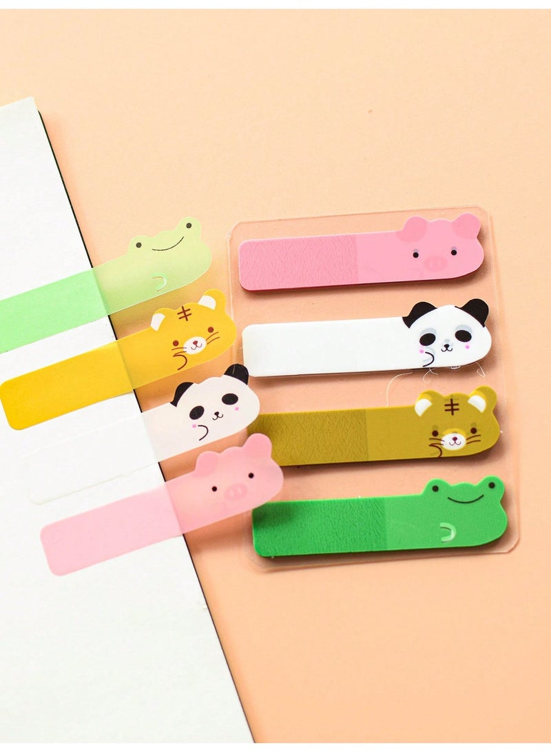 كاكو ١٦٠ قطعة من الملاحظات اللاصقة على شكل حيوانات، ملاحظات لاصقة أنيقة على الطراز الأوروبي برسومات حيوانات أليفة لطيفة برؤوس كرتونية، بنمط واحد، مناسبة للطلاب، وفهرسة المكاتب، وقابلة لإعادة الاستخدام (عدد غير محدود من المرات) بنفس النمط - Image 4